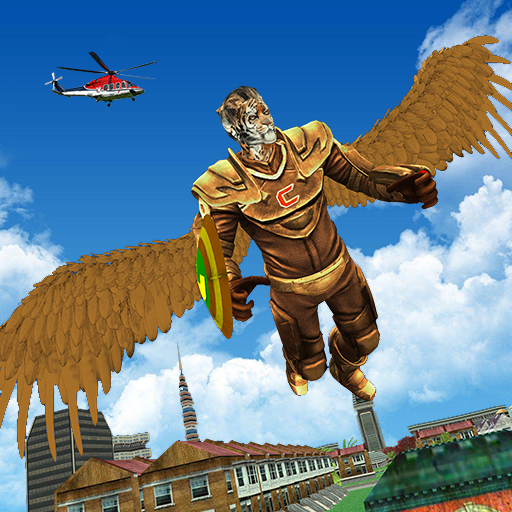 Flying Lion Rope Hero Tierrettungsspiel icon