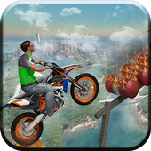 Extreme Tricky Trail Bike Stunt Race 3D Adventure icon