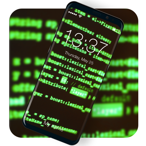 Code Programming Lock Screen icon