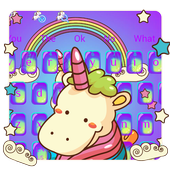 Cute Unicorn Keyboard icon