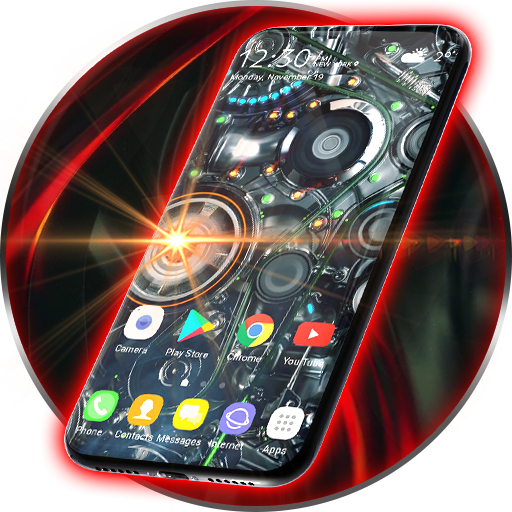 Engine Power Live Wallpaper &amp; Animated Keyboard icon