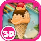 Granny's Cooking Ice Cream 3D icon
