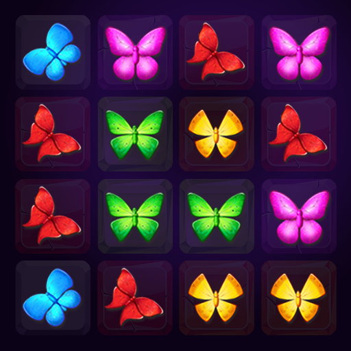 Butterfly Match Games Offline icon