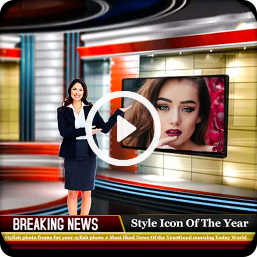 Breaking News Video Maker - Breaking Photos Maker icon