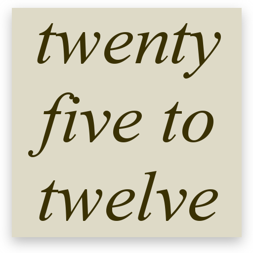 FiveTime Word Clock Widget icon