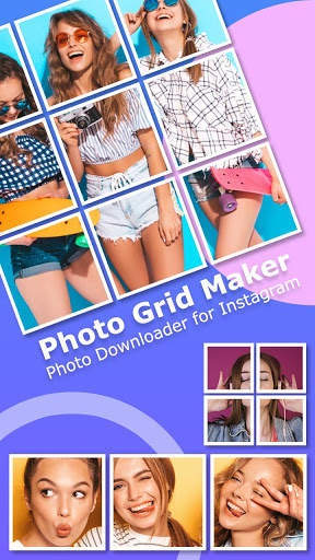 Photo Grid Maker - Photo Downloader for Instagram screenshot 1
