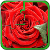 Rosen Puzzle-Spiele icon