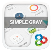 Simple Gray GO Launcher Theme icon