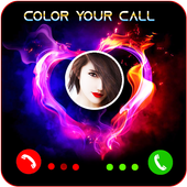 Color Call Caller Screen &amp; Flash Light on Call أيقونة