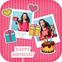 Birthday Photo Frame - Collage Maker & Bday Status on 9Apps