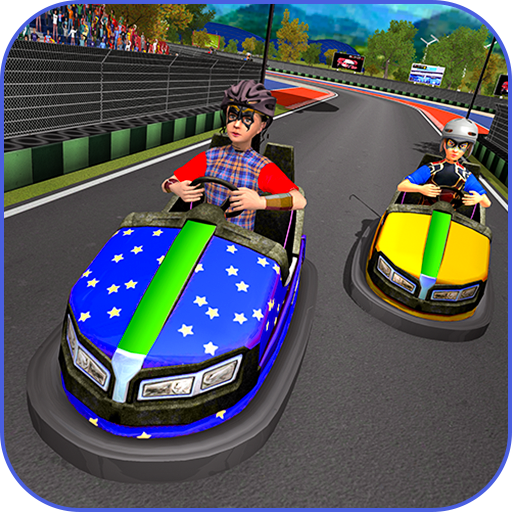 Super Hero Kids Bumper Car Race icon
