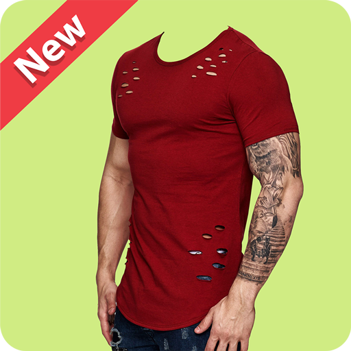 Man T-Shirt Photo Suit icon