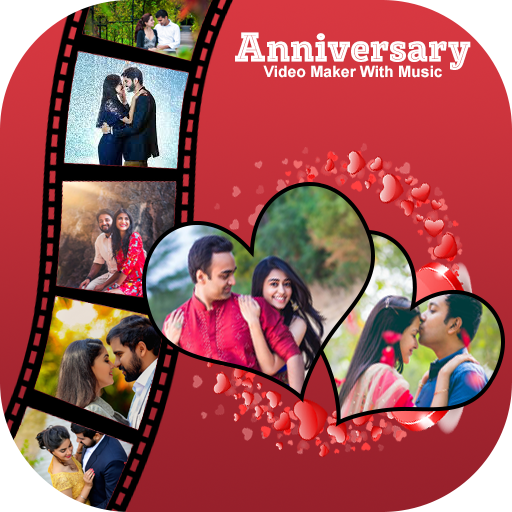 Anniversary Video Maker With Music icon