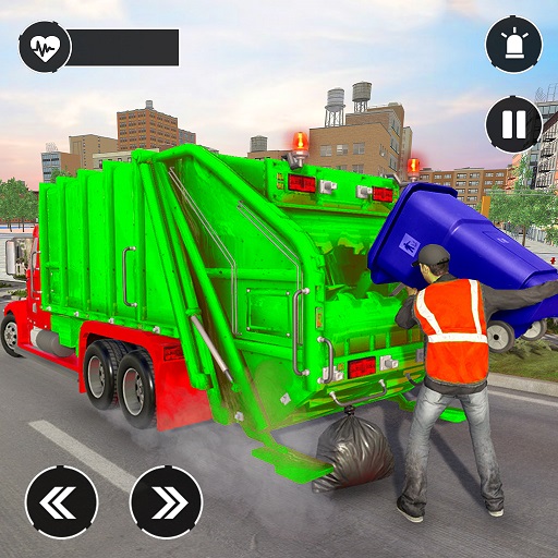City Garbage Truck Driving 3D icon