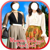 Women Palazzo Pant Suit New on 9Apps