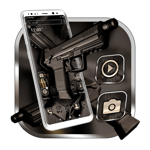 Cool Gun Launcher Theme icon