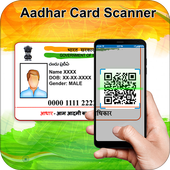 Aadahr Card Scanner - Aadhar Online Services Guide أيقونة