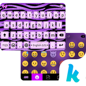 Zebra Sparkle Emoji Keyboard icon