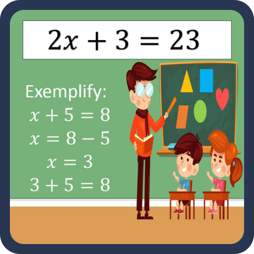 Linear Equations - Guess the value of x icon
