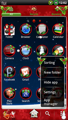 CHRISTMAS GO Launcher EX Theme screenshot 2