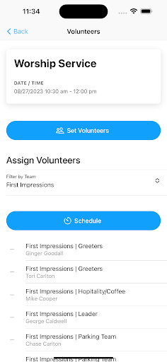 Faith Teams Mobile screenshot 6