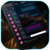 Neon Theme - Messaging 7 on 9Apps
