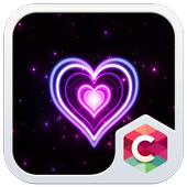 Neon Heart Theme HD: CLauncher icon