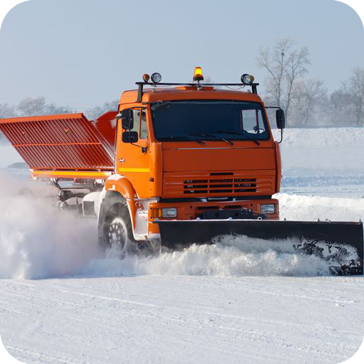 Snow Removal Truck Clean Road иконка