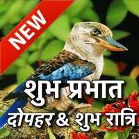 गुड मॉर्निंग दोपहर और शुभ रात्रि शुभकामनाएं on 9Apps