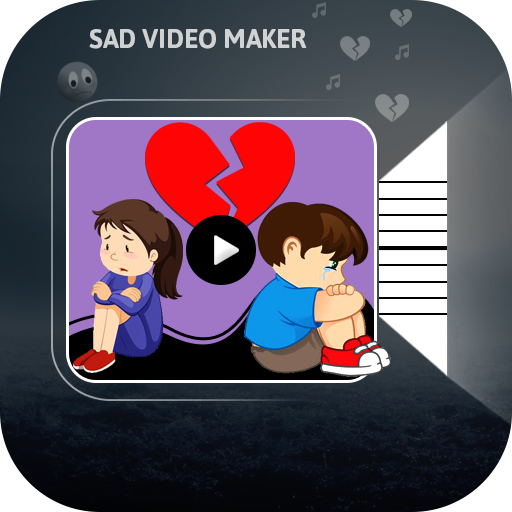 Sad Video Maker with Song and Music icon