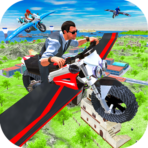 Flying Motorbike 3D Simulator icon