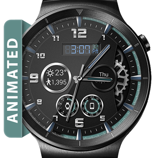 Digi-Gears HD Watch Face Widget &amp; Live Wallpaper icon