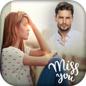 Miss You Photo Frame icon