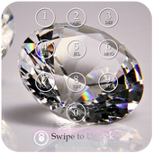 Diamond Keypad Lock Screen أيقونة
