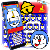 Blue Cat Diamond Kawaii Keyboard icon