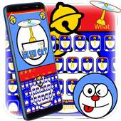 Blue Cat Diamond Kawaii Keyboard on 9Apps