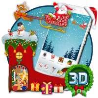 3D Merry Christmas & happy new Year 2018 Theme