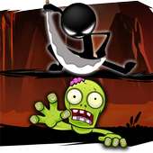Stickman Ninja Clash Zombies