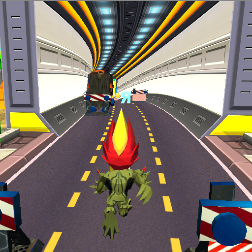 Subway Rush Attack - Ben Alien Boy Dash icon