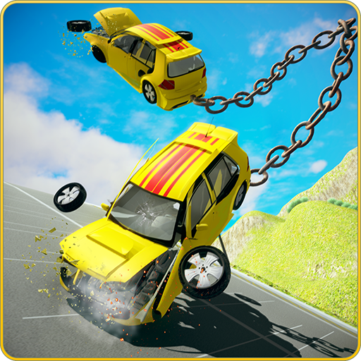 Chained Car Crash Beam Drive: Accident Simulator icon