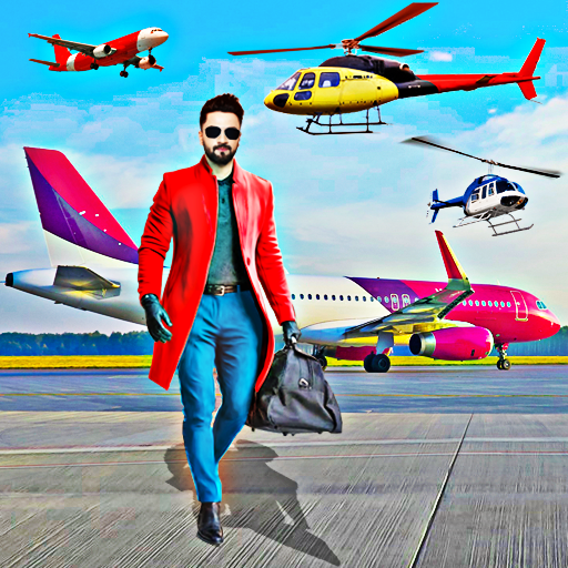 Airplane edit helicopter frame icon