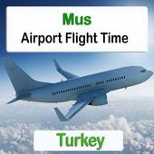 Mus Airport Flight Time icon