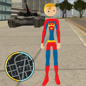 Super Boy Stickman Rope Hero - Super Avenger Hero icon