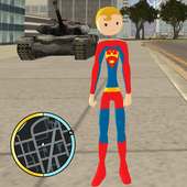 Super Boy Stickman Rope Hero - Super Avenger Hero