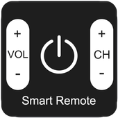 Smart remote control for tv icon
