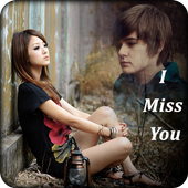 Miss You Photo Frame icon