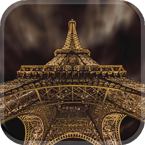 Paris Night Live Wallpaper (backgrounds &amp; themes) icon