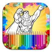 Super Heroes Coloring Book on 9Apps
