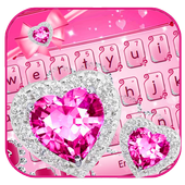 Pink Diamond Keyboard icon