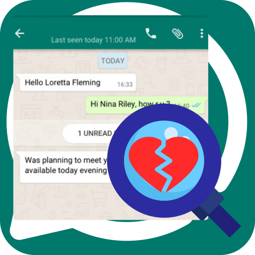 Con Quien habla mi pareja en wasapp (la broma)💔 icon